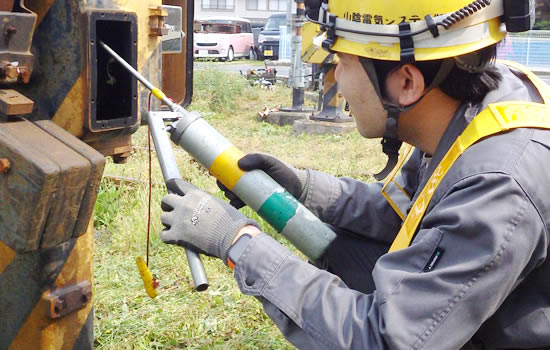 踏切設備の検査